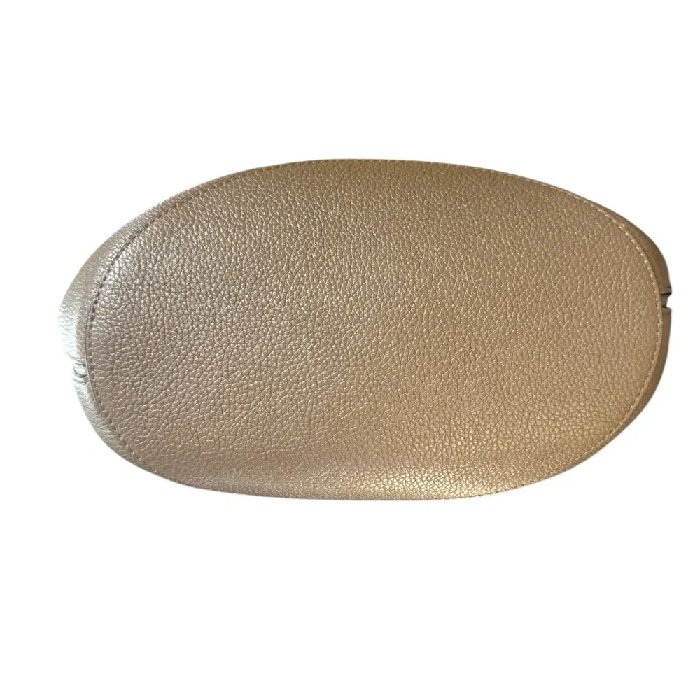 Mulberry Gray Pebbled Grain Leather Small Abbey Bucket Shoulder Bag - Picture 10 of 16